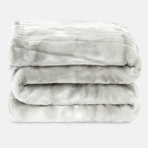 House and home faux mink online blanket